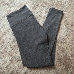 Grey Athleta High-Waisted Leggings